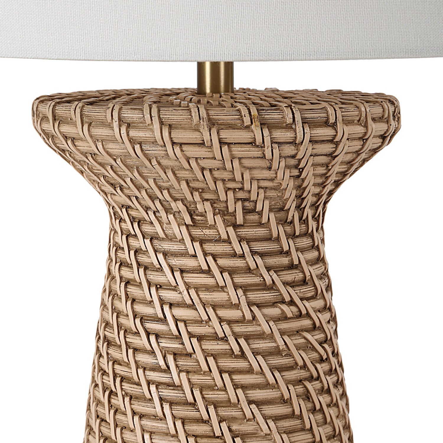 Uma Floor Lamp - Cream White Wash