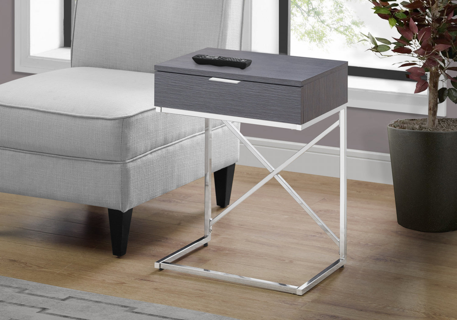 Sienna Side Table - Grey