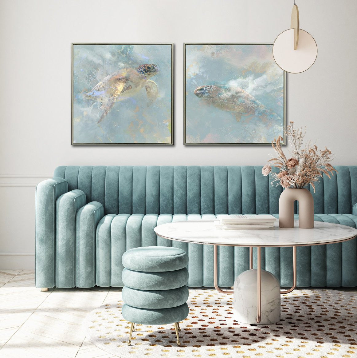 Tide Dancer I Wall Art - Blue - 24 X 24