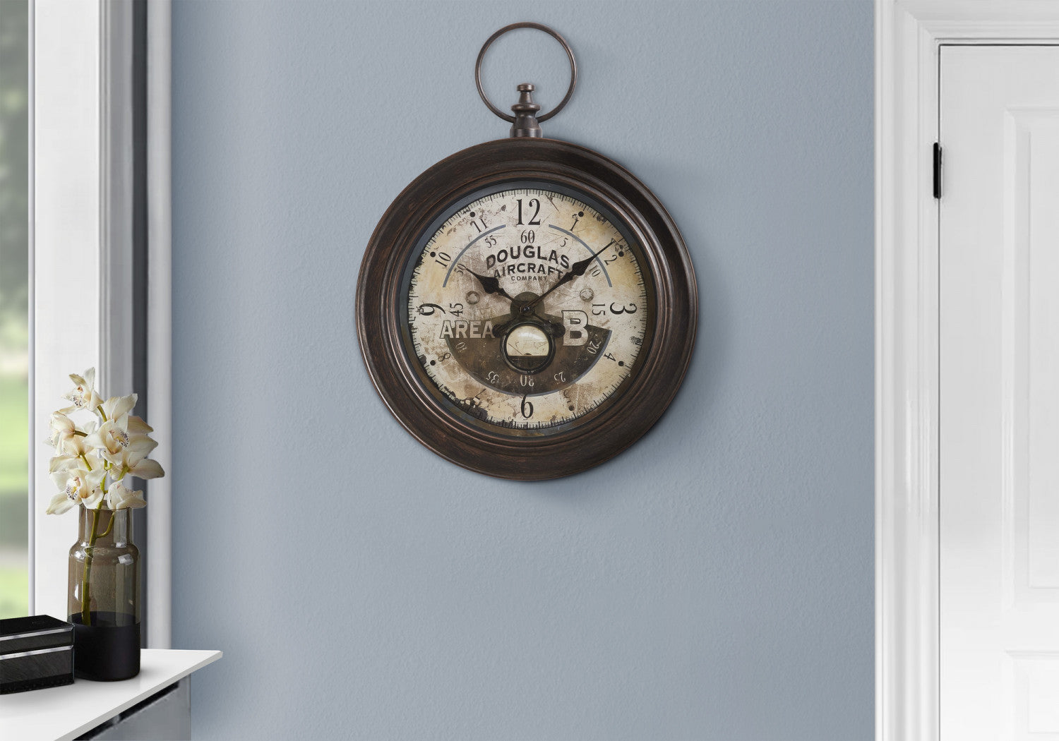 Virtue Clock - Dark Brown