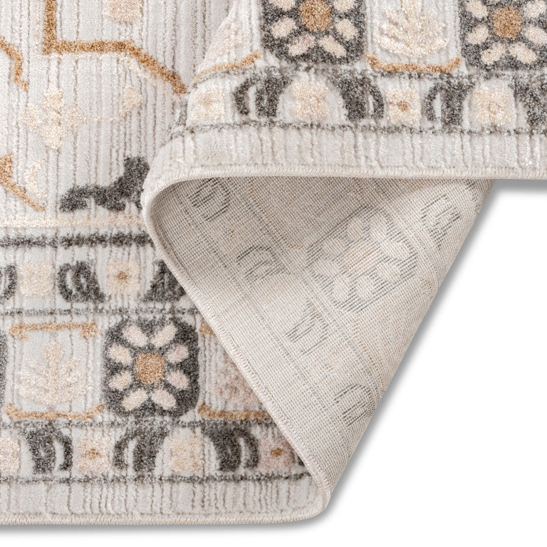 Alpena Medallion Rug - 5' x 8' - Almond Cream