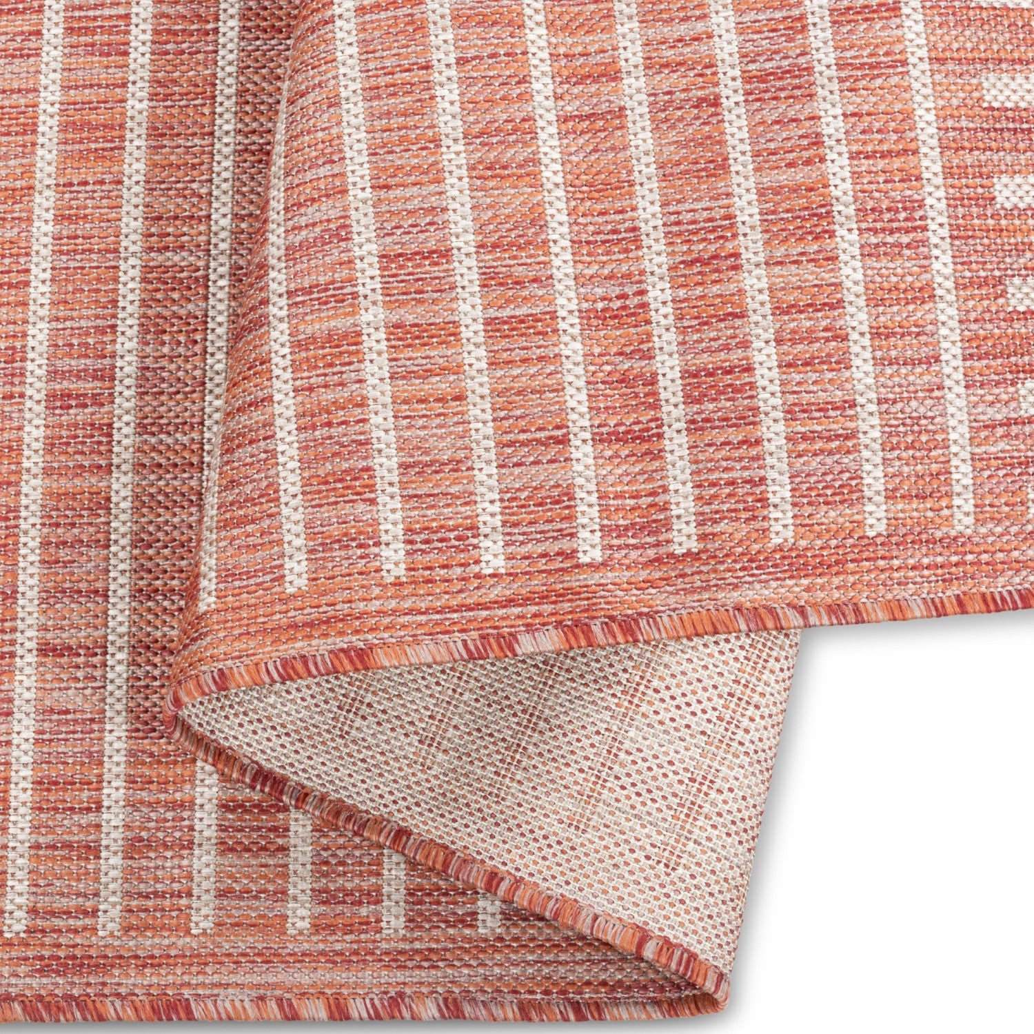 Cabana Casual Indoor/Outdoor Rug - 5' x 7' - Red