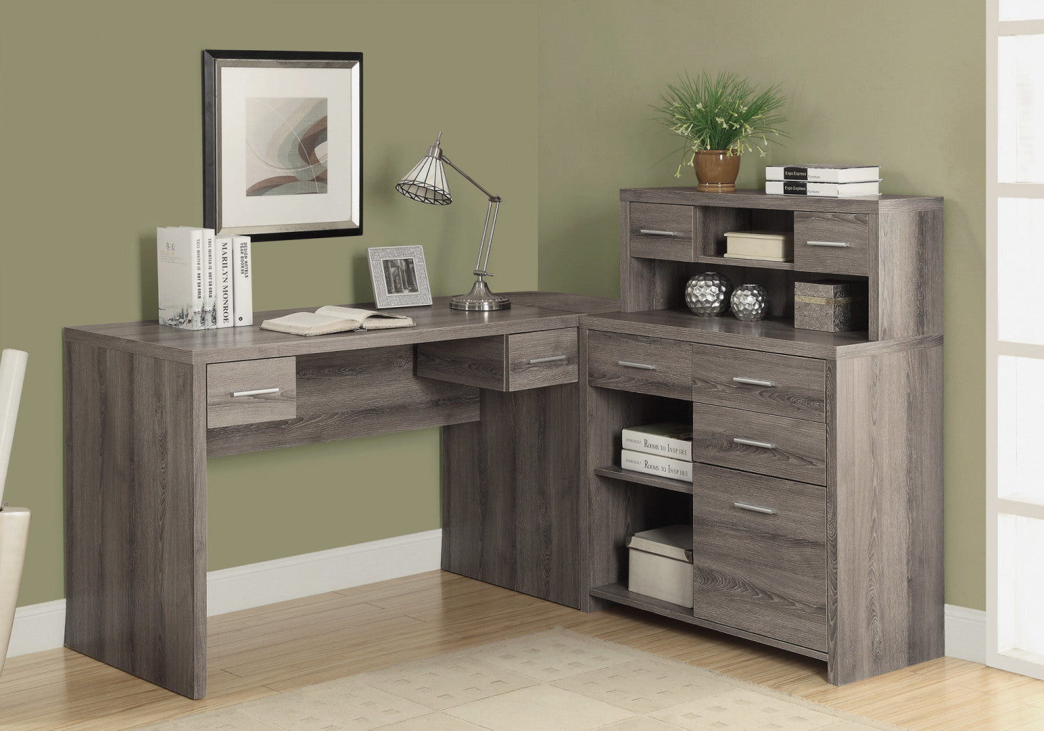 Varo Desk - Dark Taupe