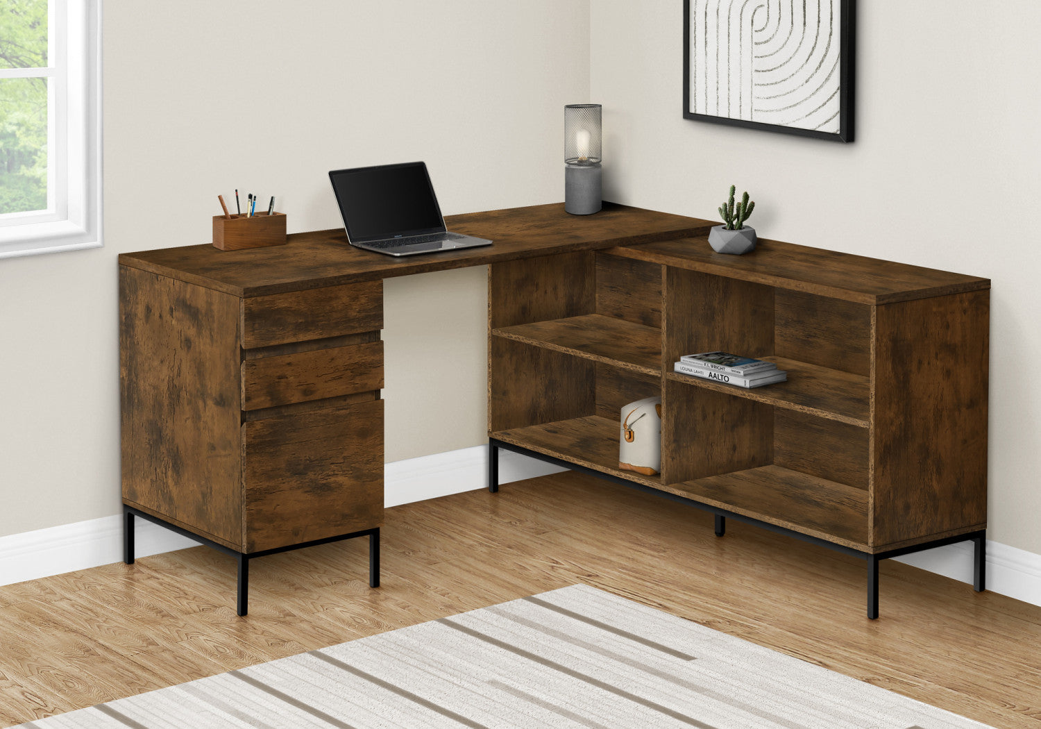 Dova Desk - Brown