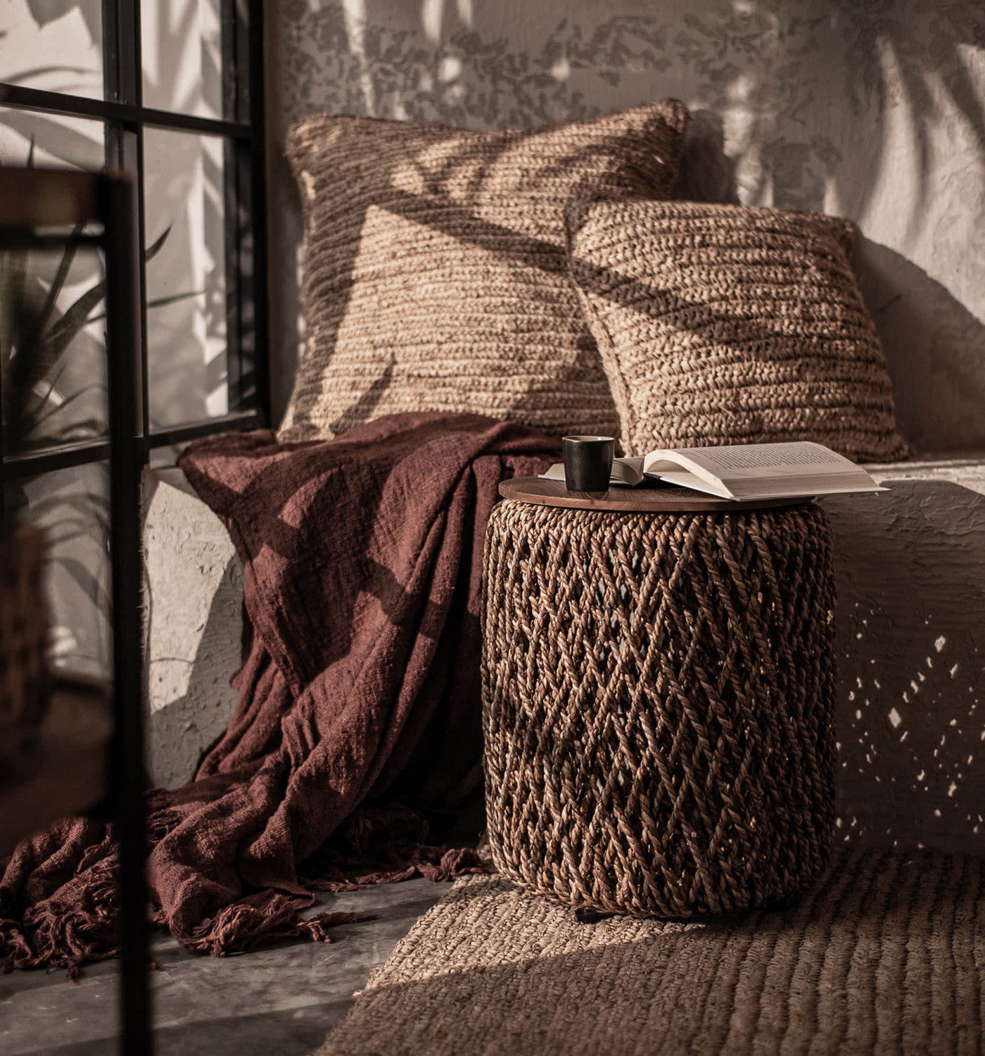 Bayan Knut Side Table - Brown