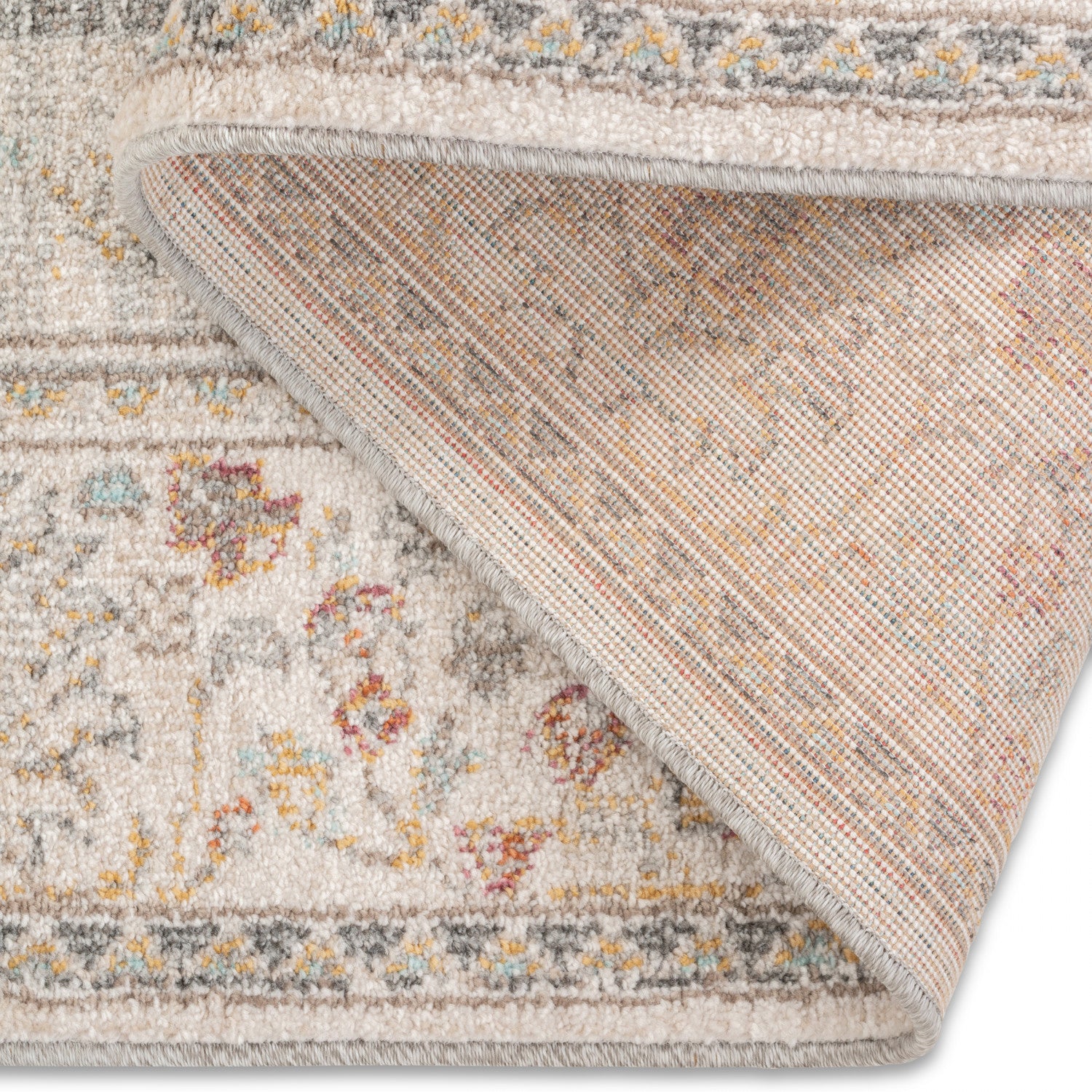 Cubana Bordered Rug - 3' x 5' - Multi-Colour