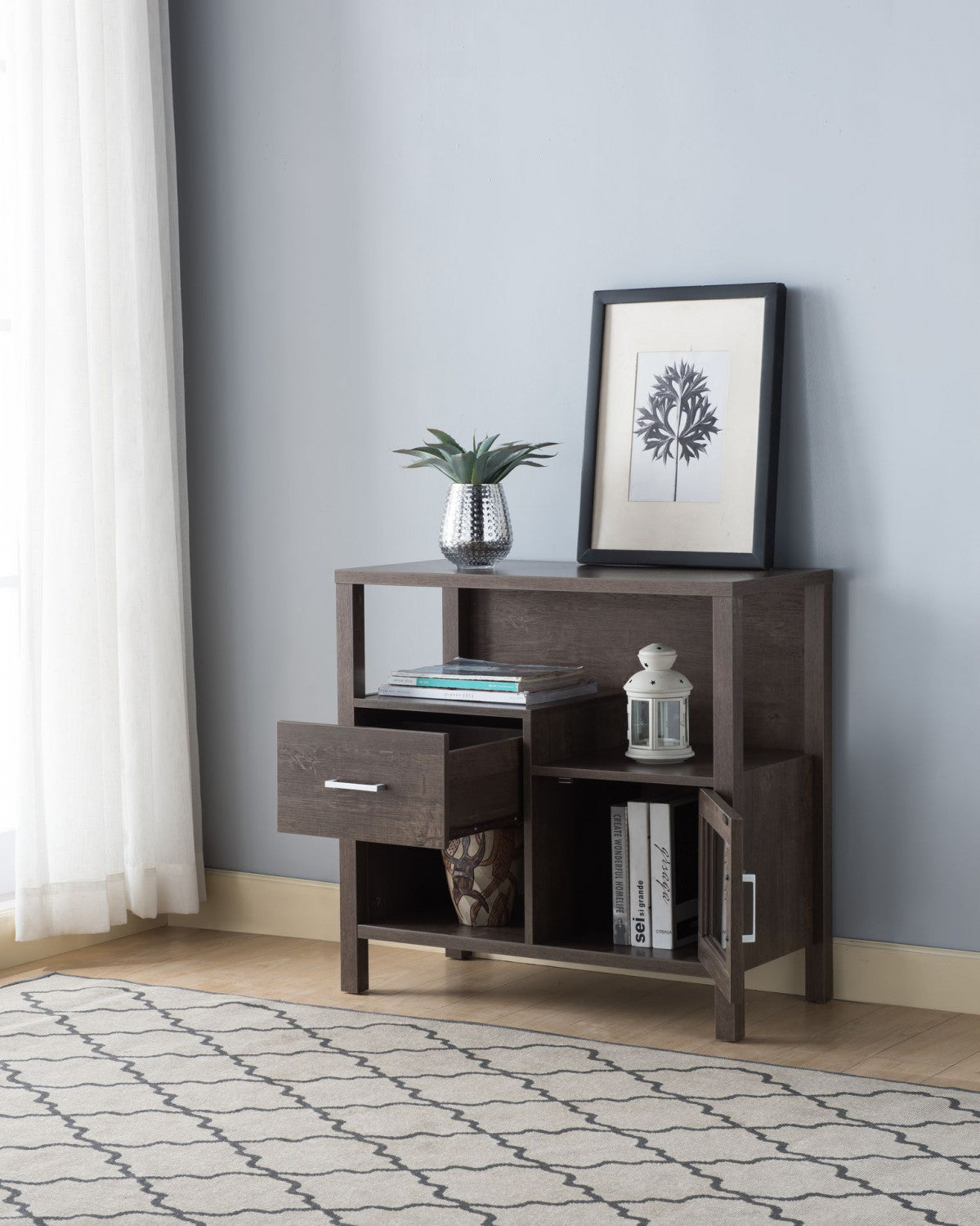 Athen Cabinet - Walnut Brown