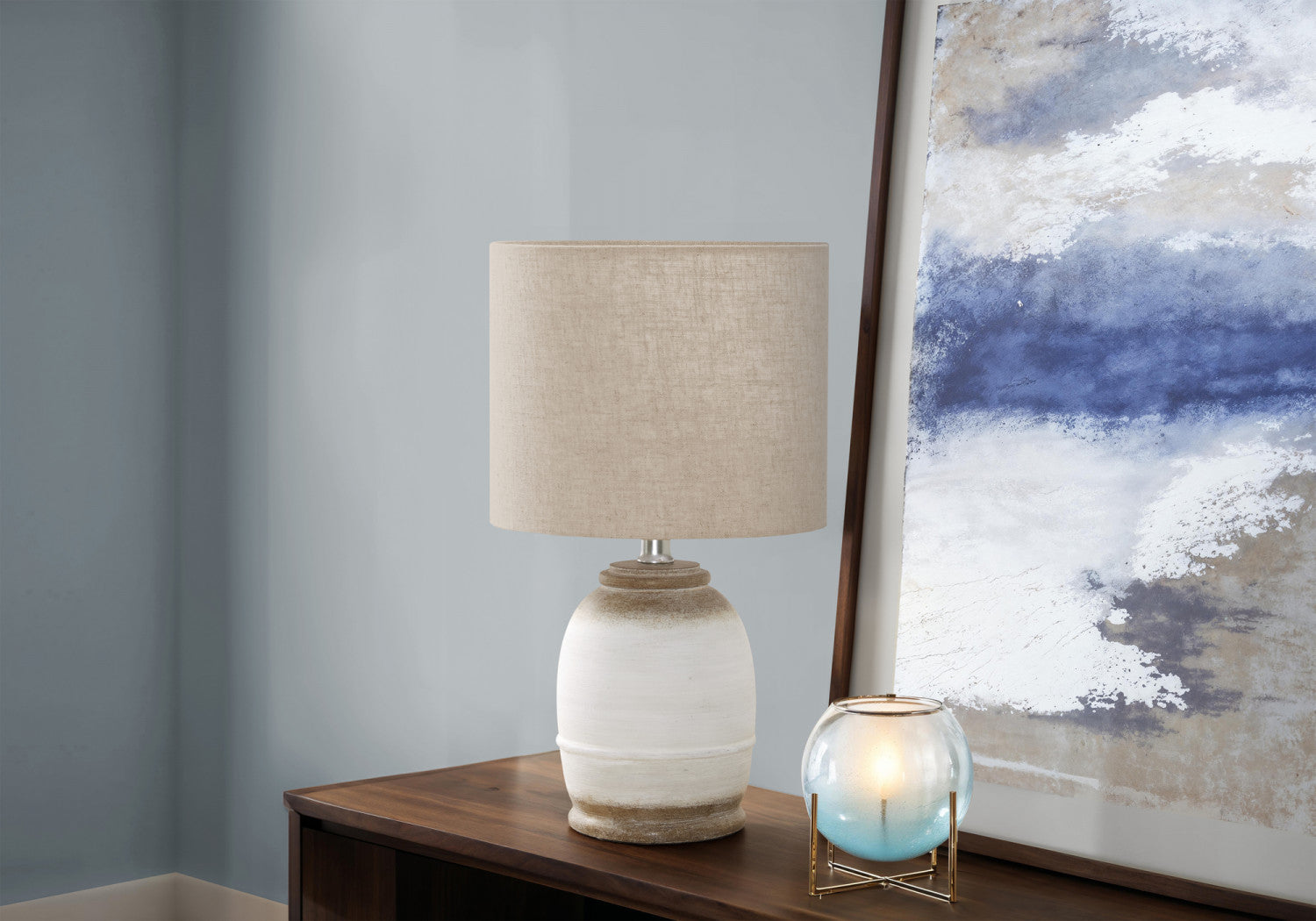 Harbor Table Lamp - Cream
