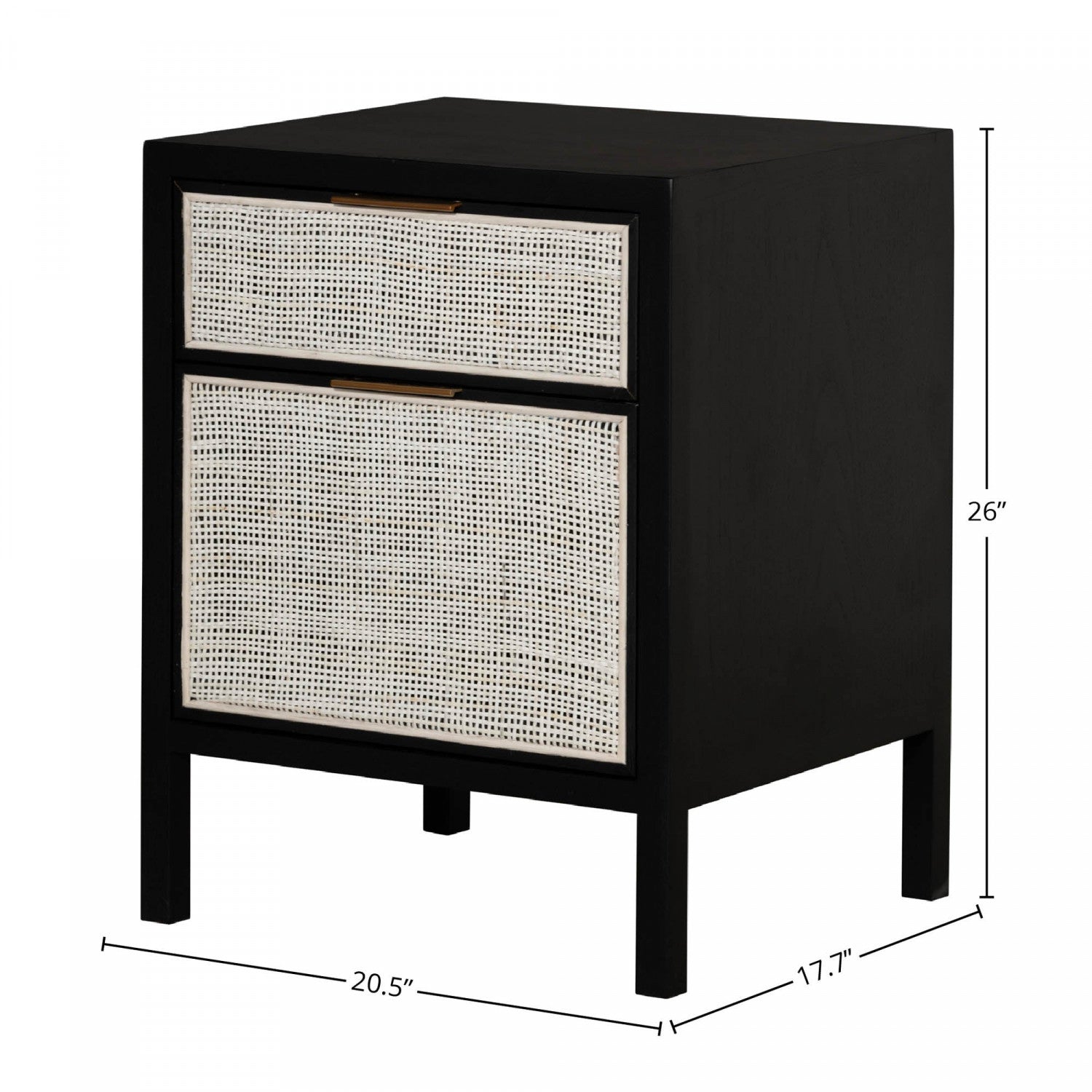Nurelle Filing Cabinet - Ebony