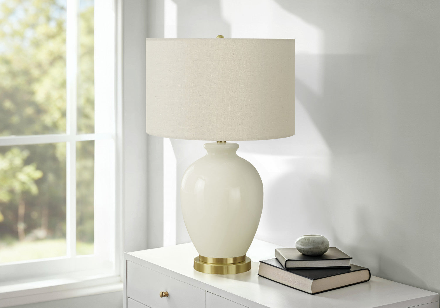 Ainsley Table Lamp - Cream