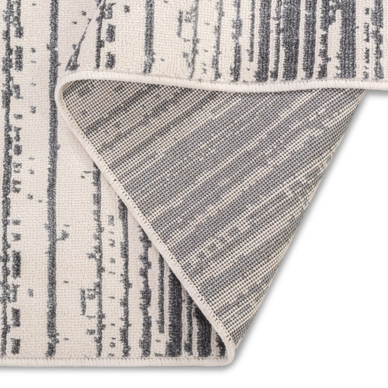 Urbane Stripes Rug - 6' x 9' - Grey