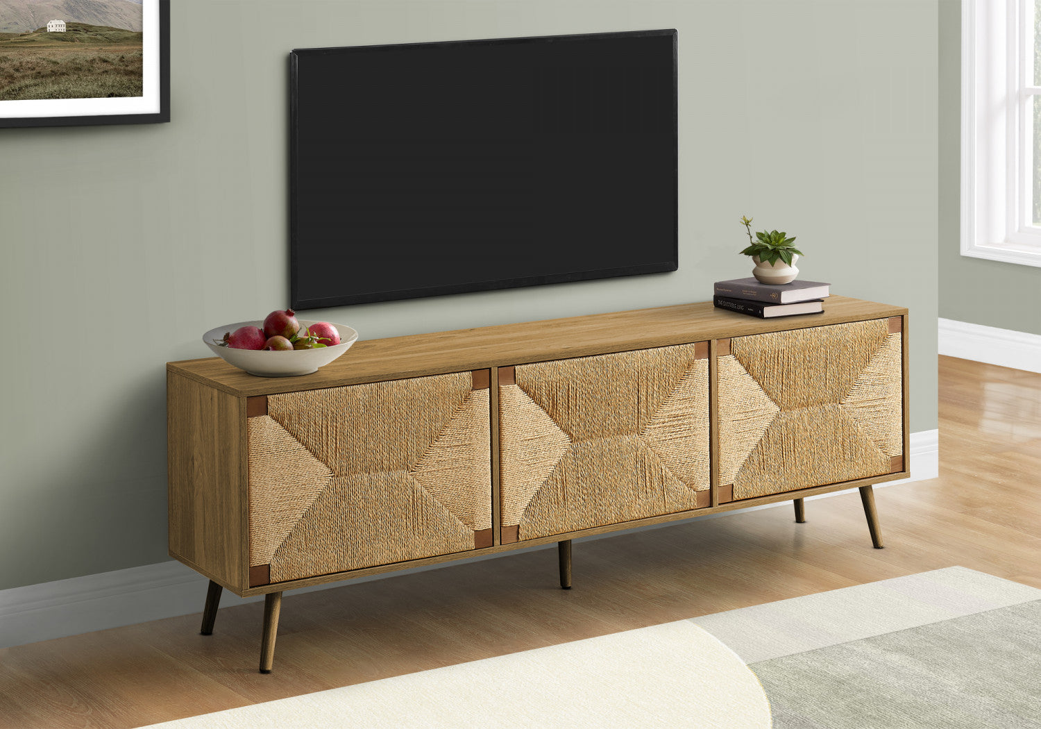 Sonnet 71" TV Stand - Walnut