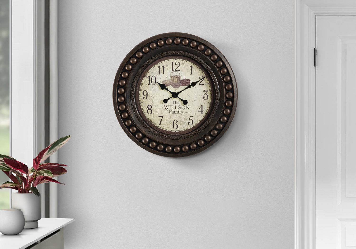 Vita Clock - Brown