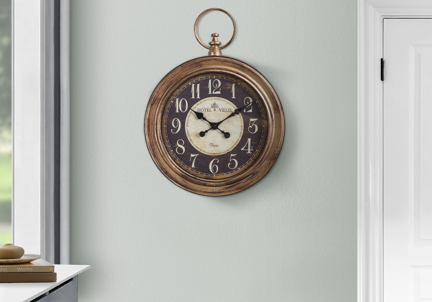 Virtue Clock - Light Brown