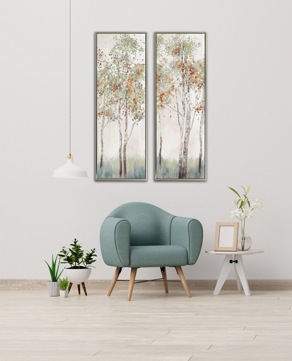 Autumn Gathering II Wall Art - Multi-Colour - 16 X 48