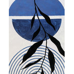 Feeling Connected Abstract Wall Art - Black & Blue