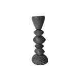 Free Spirit Small Candle Holder - Black, White