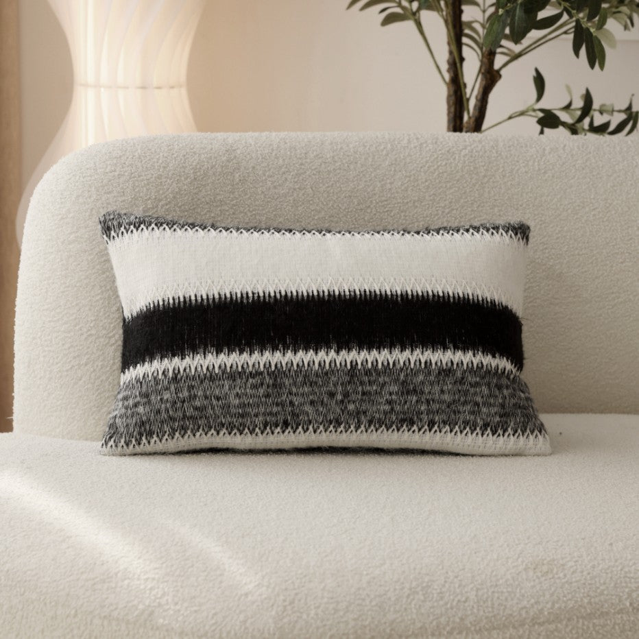 Free Spirit 12 x 20" Cushion - Grey, Black,