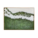 Whimiscal Touches Textured Wall Art - Green & White