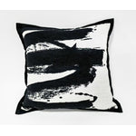 Whimsical Touches 18" x 18" Cushion - Black, White