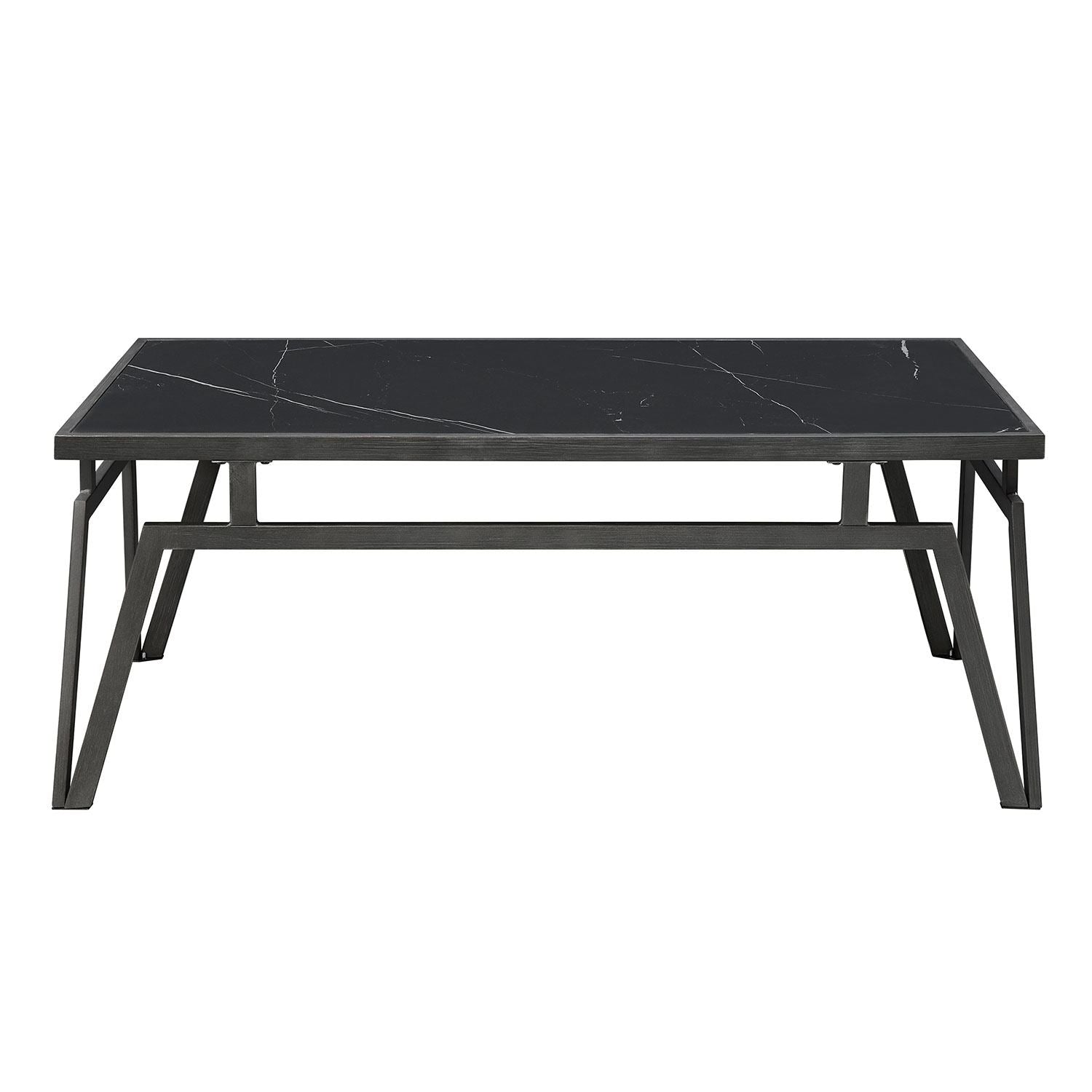 Desta Coffee Table - Black Sintered Stone