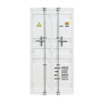 Konto I Industrial Tall Wardrobe - White
