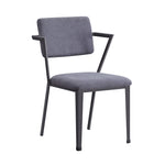 Konto Industrial Arm Chair - Gunmetal Grey