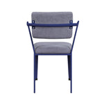 Konto Industrial Arm Chair - Blue/Grey