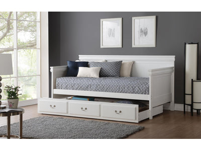 Stamen Daybed and Trundle Package - White