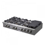 Forno Spezia Stainless Steel 48" Pro-style Gas Cooktop - FCTGS5751-48