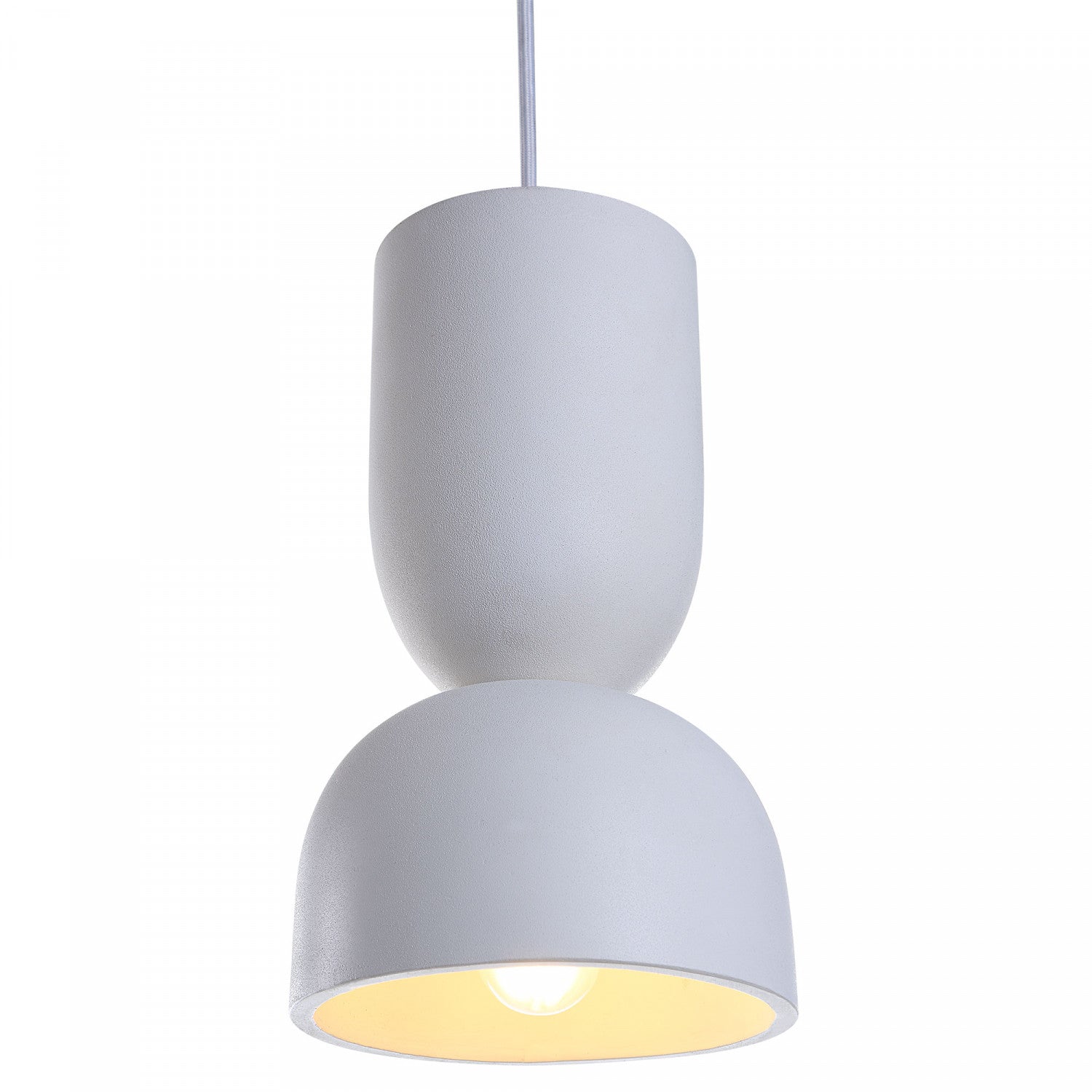 Lumi Pendant - Textured White