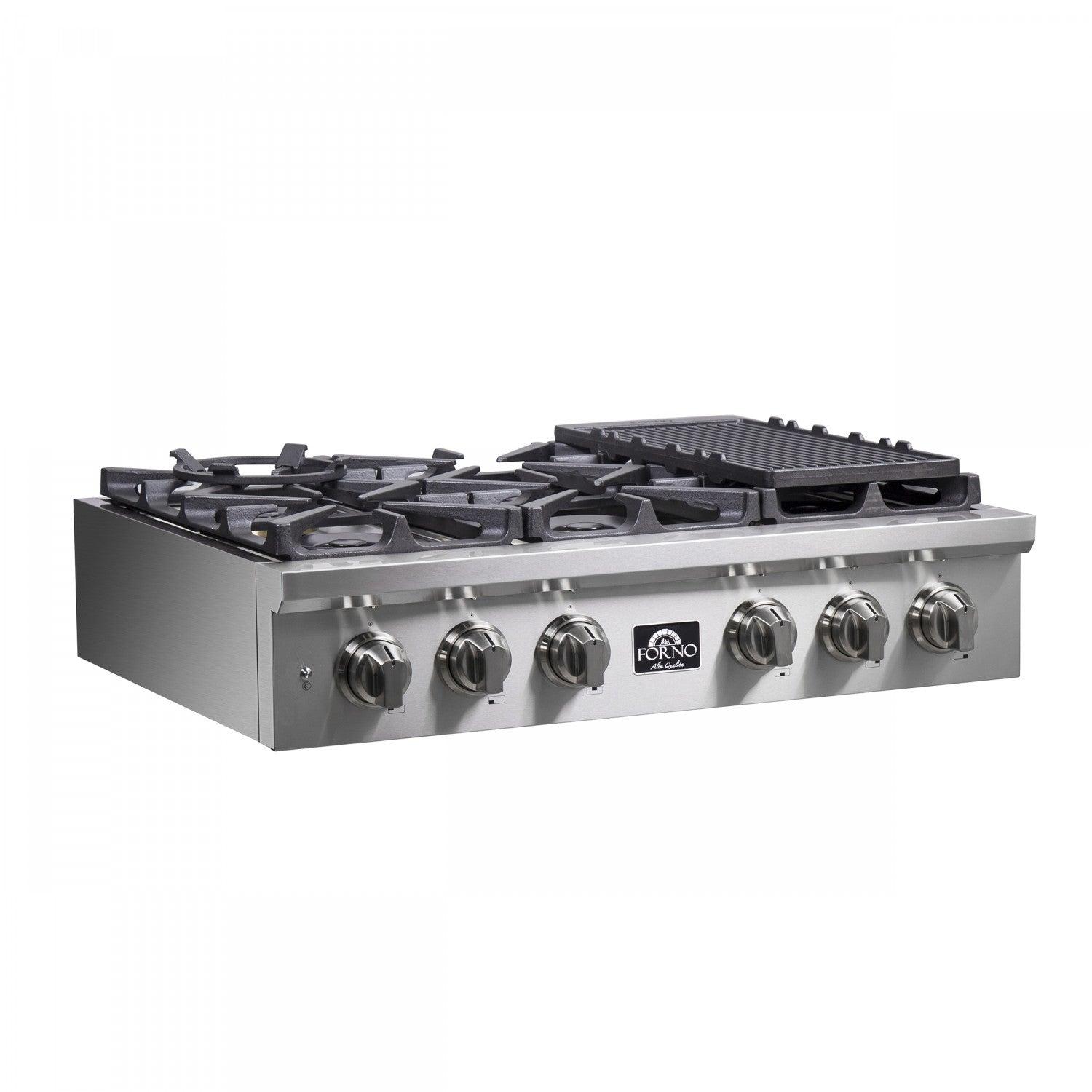 Forno Spezia Stainless Steel 36" Pro-style Gas Cooktop - FCTGS5751-36
