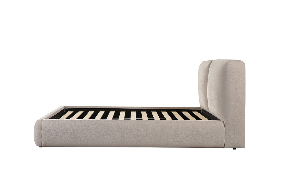 Soleil Queen Bed - Beige
