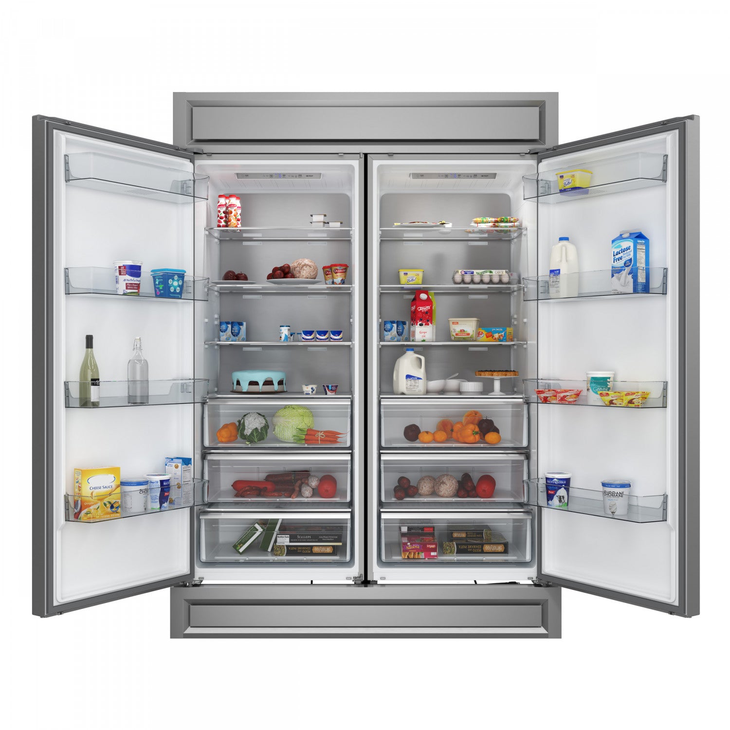 Forno Maderno 60" Stainless Steel 2-piece Built-In Convertible Refrigerator/Freezer (27.2 Cu. Ft.) - FFFFD1722-60S