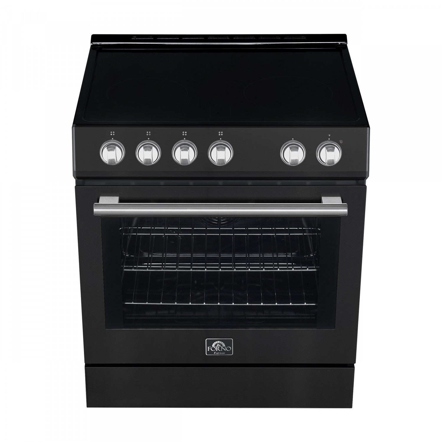 Forno Leonardo Black Slide-in Electric Range (5.0 Cu. Ft.) - FFSEL6022-30BLK