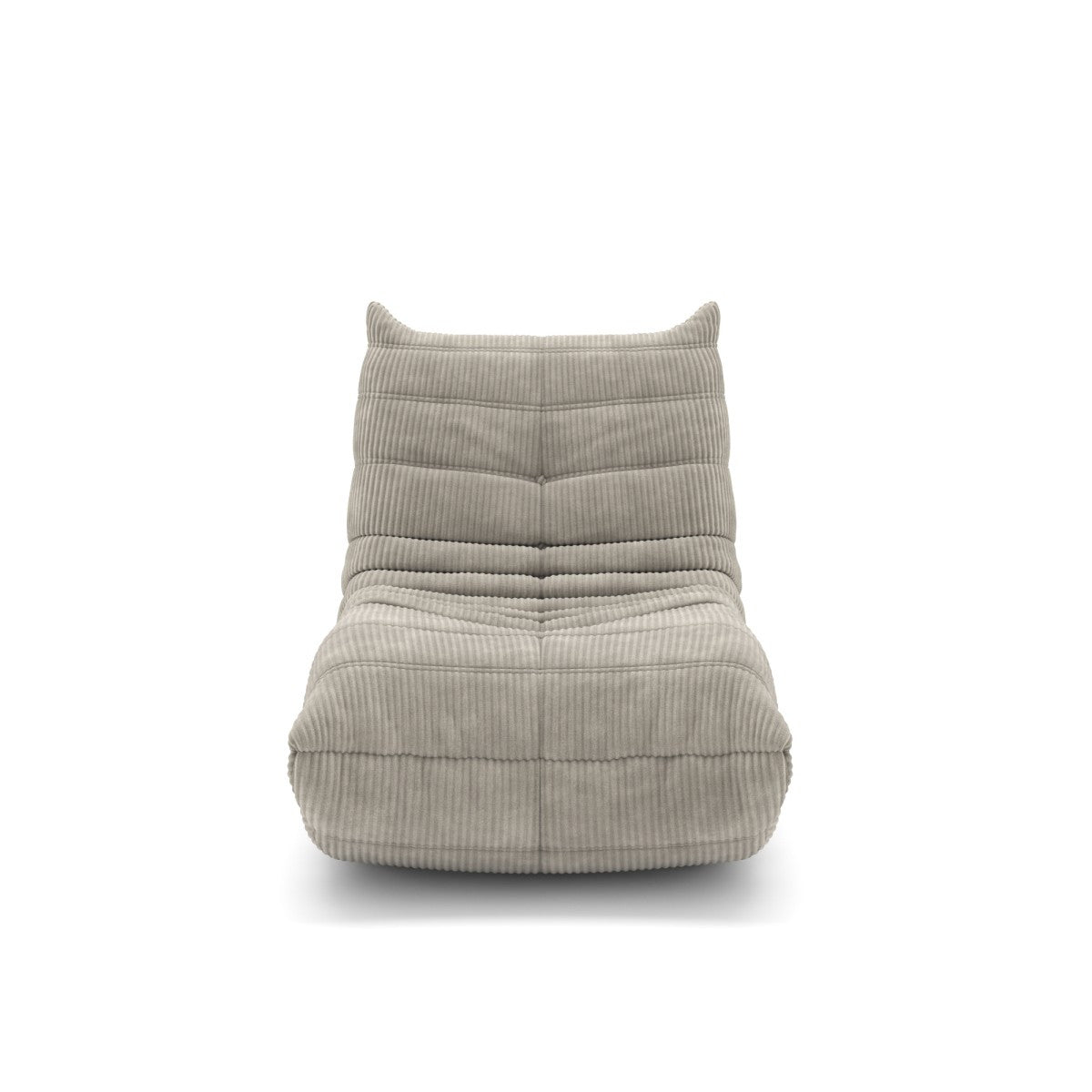 Tobias All-Foam Armless Chair - Beige
