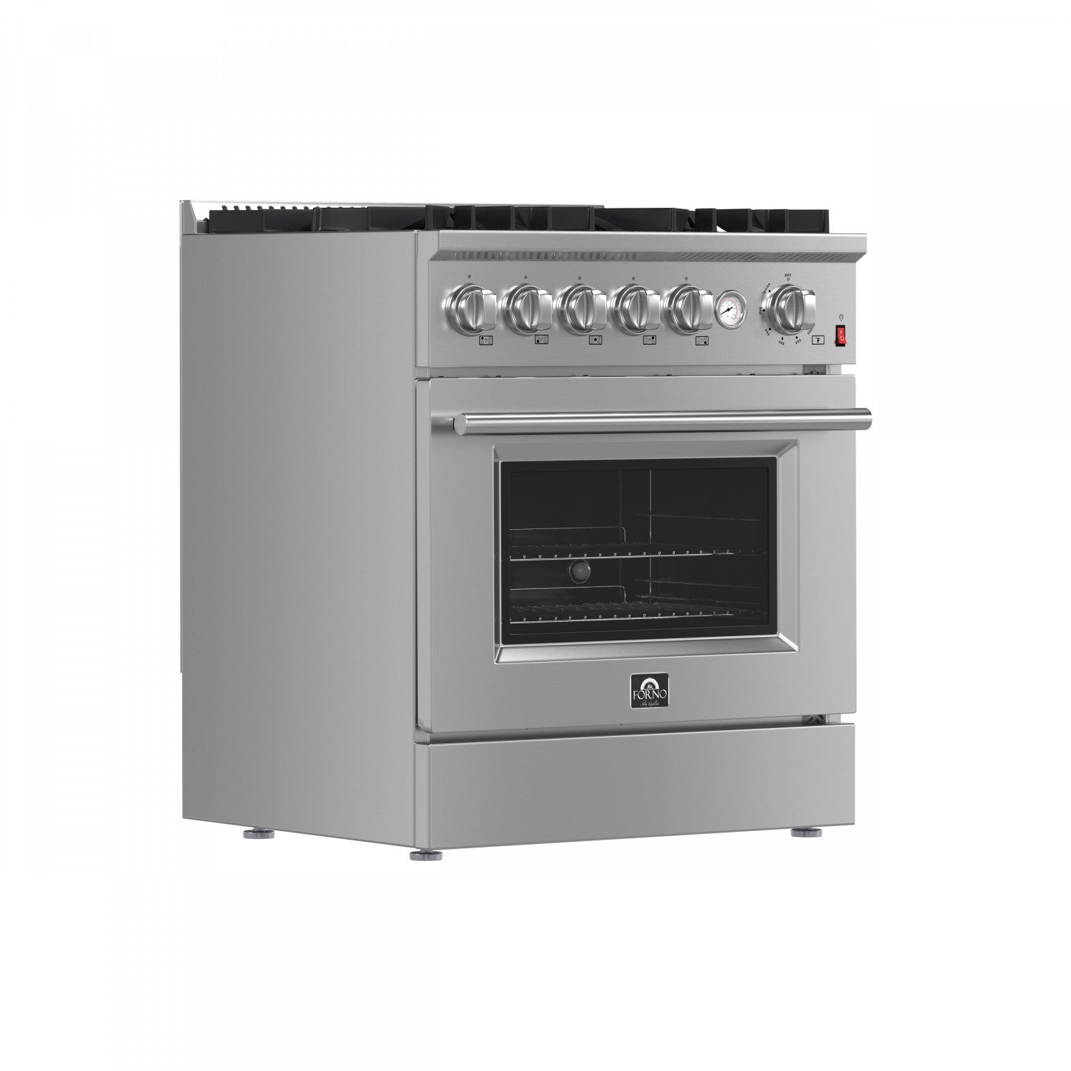 Forno Giovanni 30" Stainless Steel Freestanding Gas Range (4.32 Cu. Ft.) - FFSGS6274-30