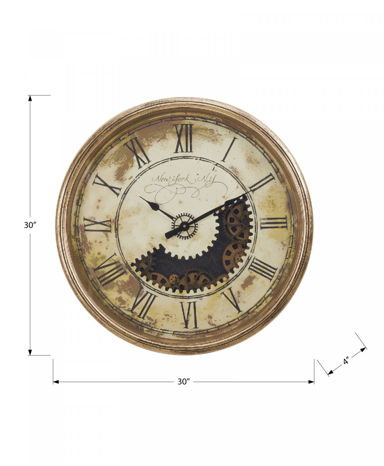 Vista Clock - Brown