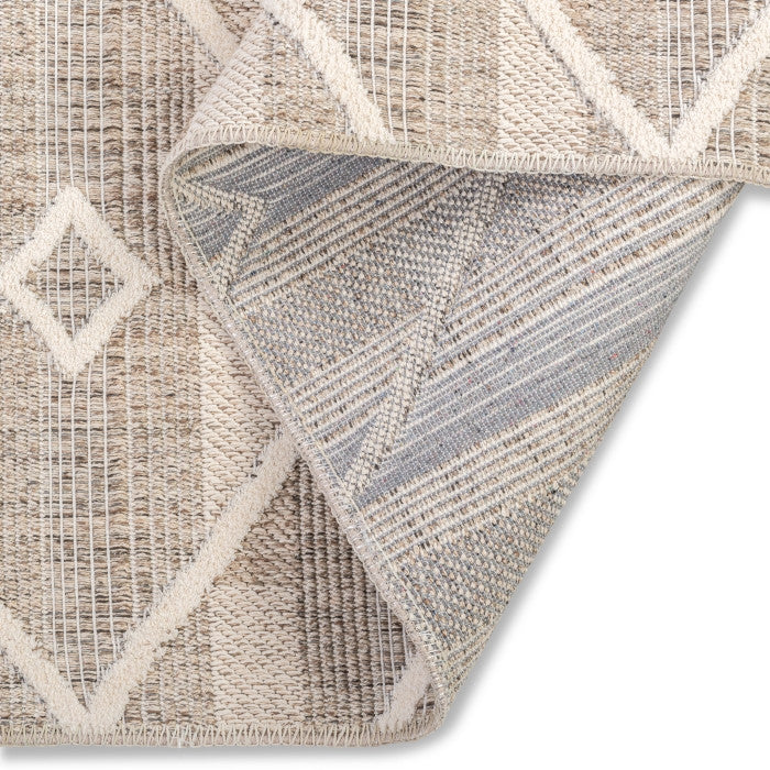 Naturale Geometric Rug - 8' x 10' - Beige