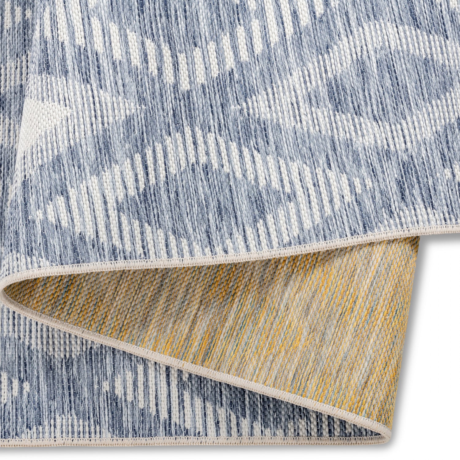 Marbella Diamonds Outdoor Rug - 6' x 9' - Blue