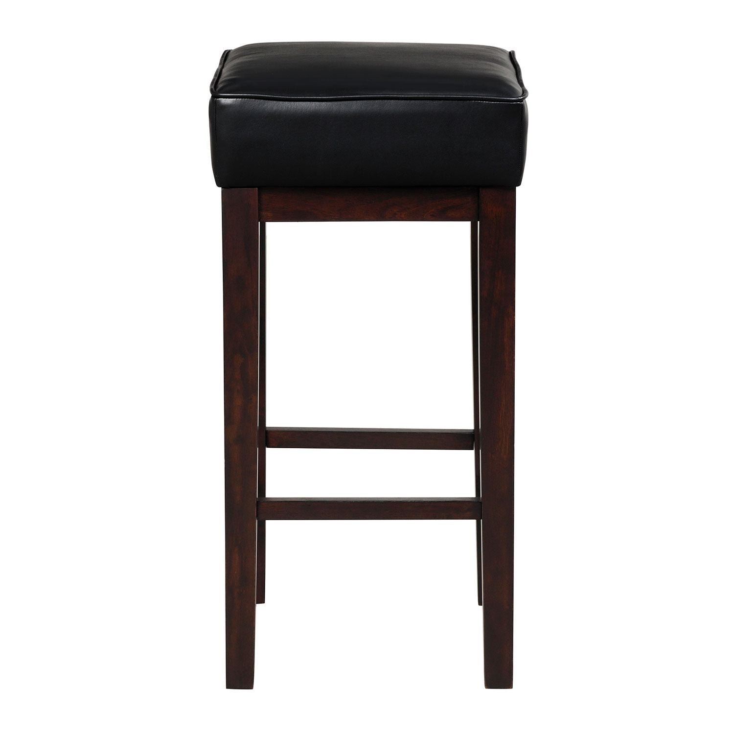 Pittsville Bar Stool - Espresso, Black - Set of Two