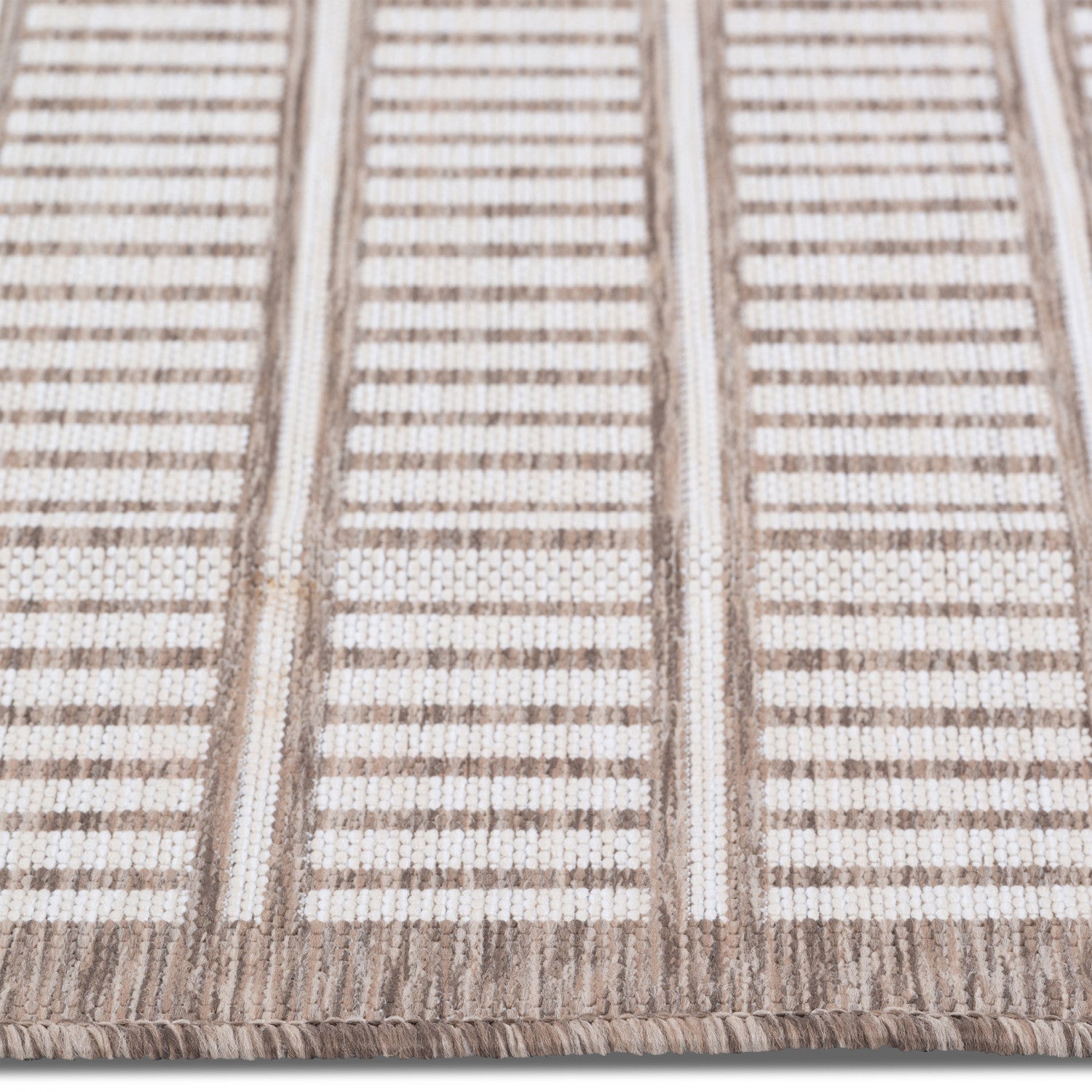 Cabana Lattice Indoor/Outdoor Rug - 6' x 9' - Brown