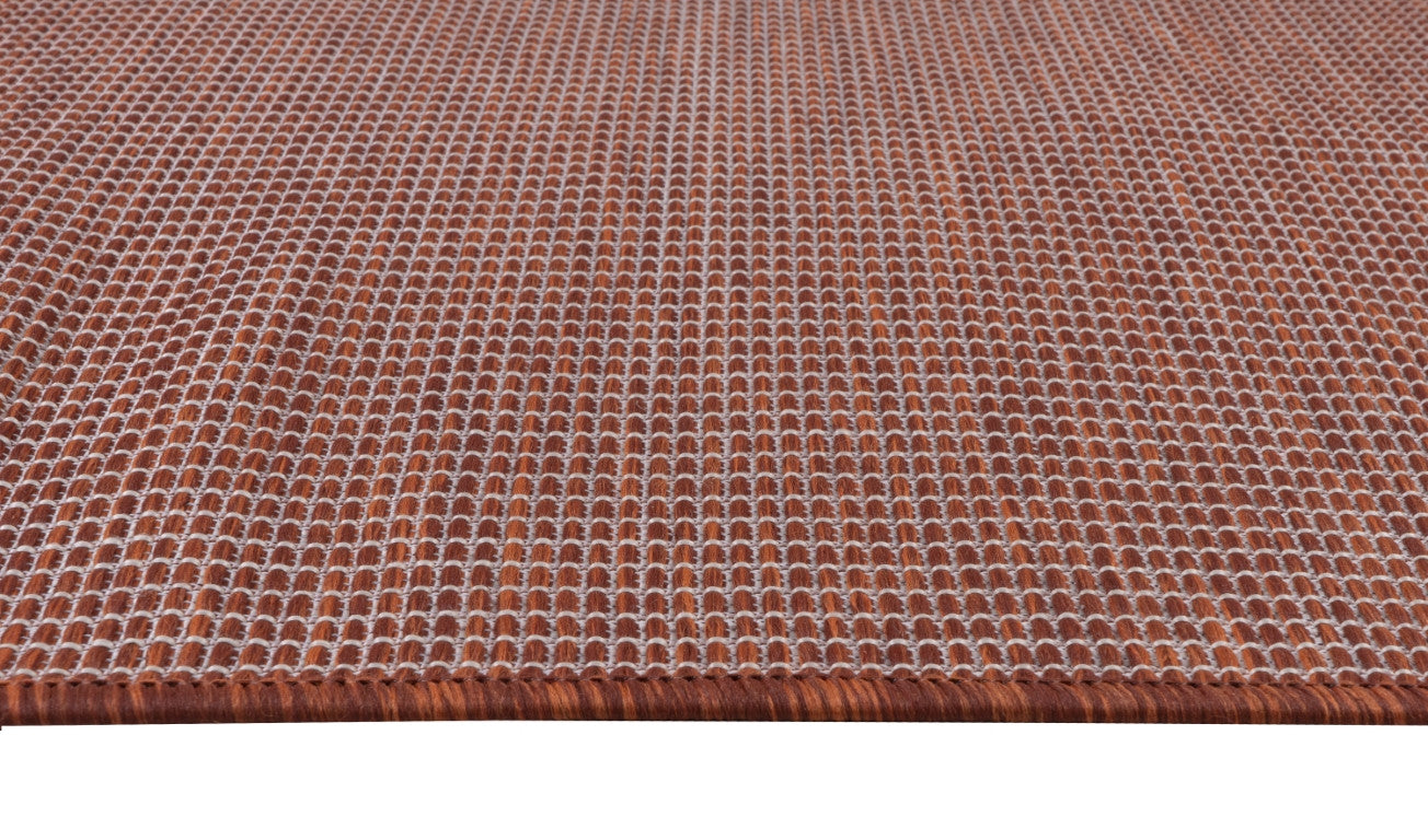 Calypso Crosshatch Outdoor Rug - 8' x 10' - Red