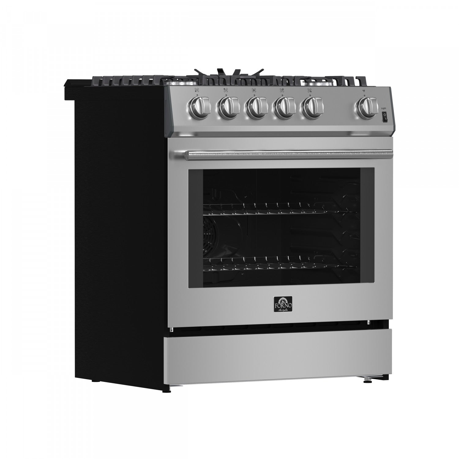 Forno Leonardo 30" Stainless Steel Freestanding Gas Range (5.0 Cu. Ft.) - FFSGS1116-30