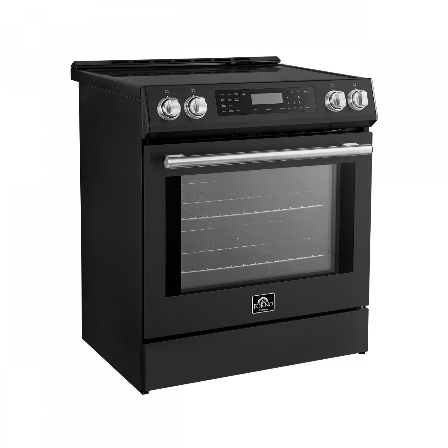 Forno Donatello Black Slide-in Induction Range with True Convection (5.0 Cu. Ft.) - FFSIN0905-30BLK