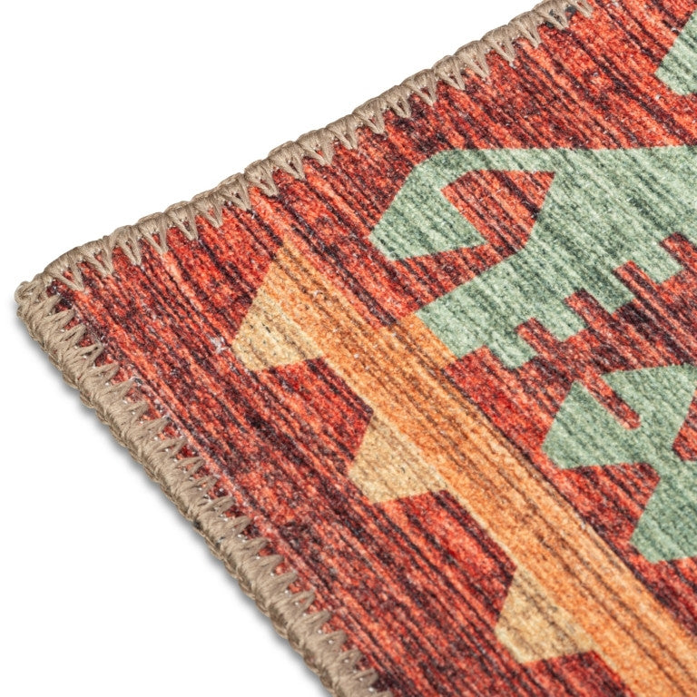 Aura Tribal Rug - 5' x 7' - Multi-Colour
