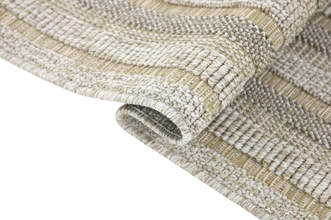 Assia Rectangles Outdoor Rug - 8' x 10' - Beige