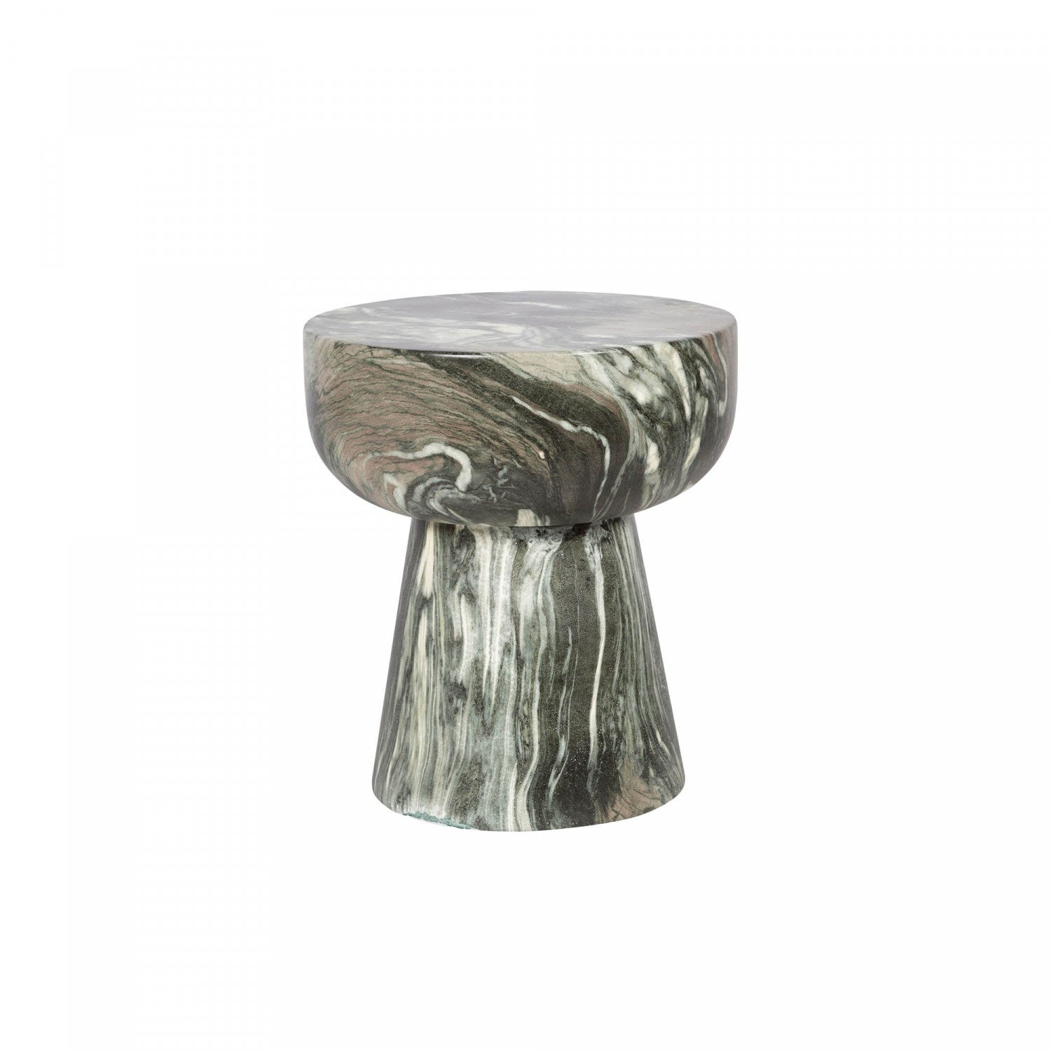 Valecourt Side Table - Marbled