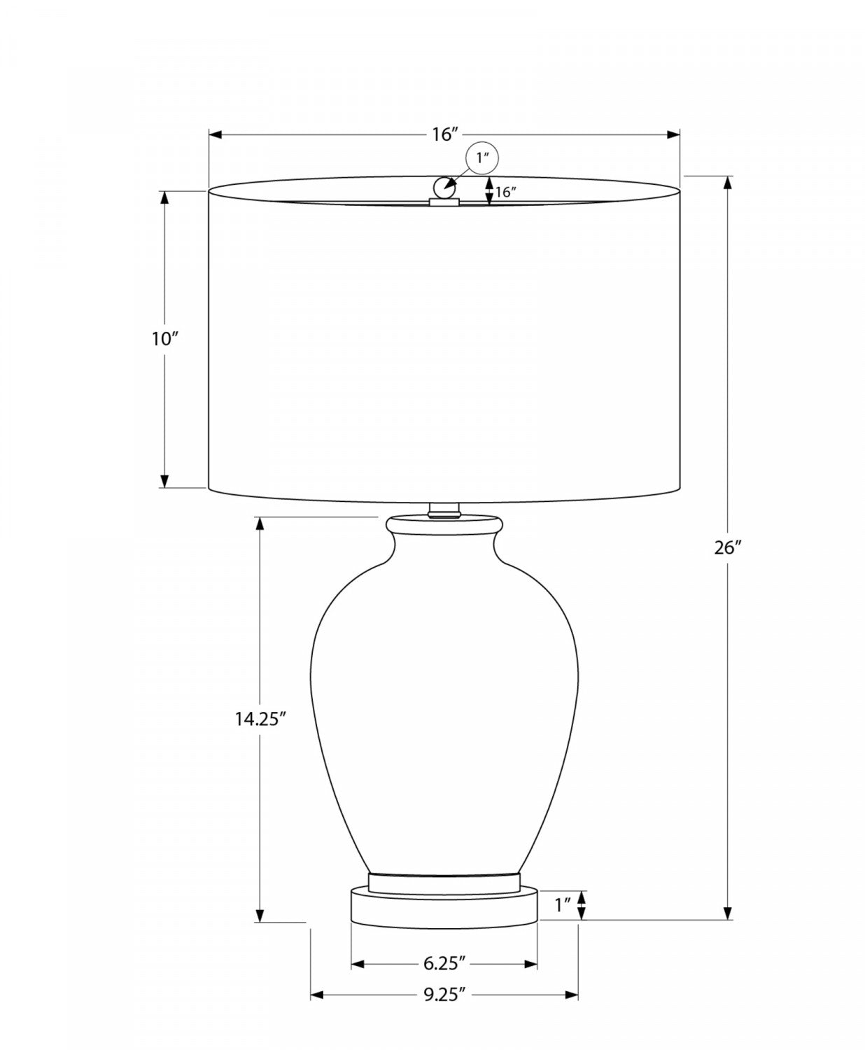 Ainsley Table Lamp - Cream