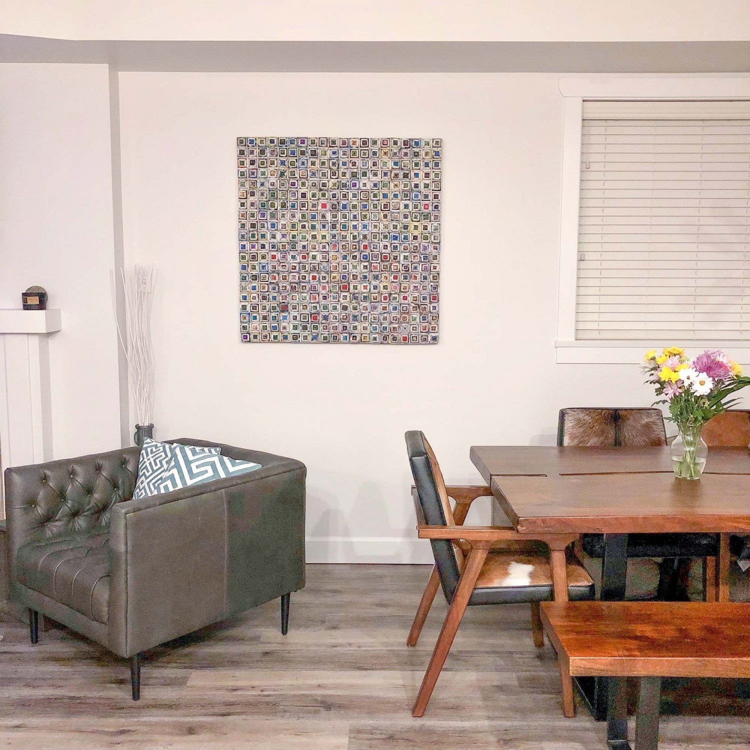 Bayan 40" Kaleidoscope Wall Art